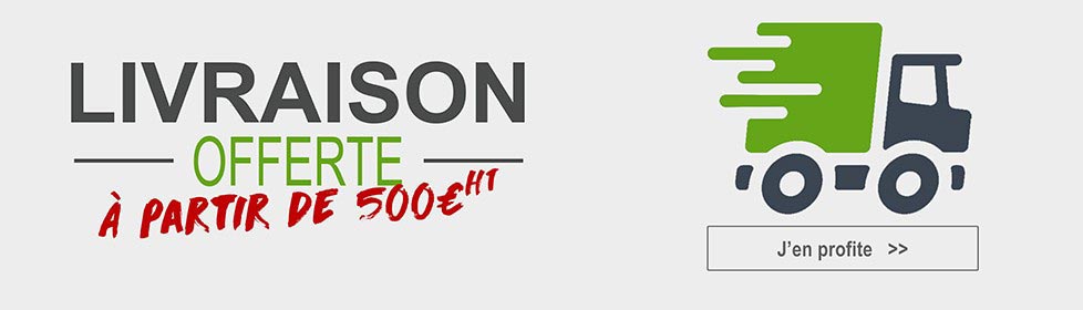 Livraison Gratuite dès 500€ HT